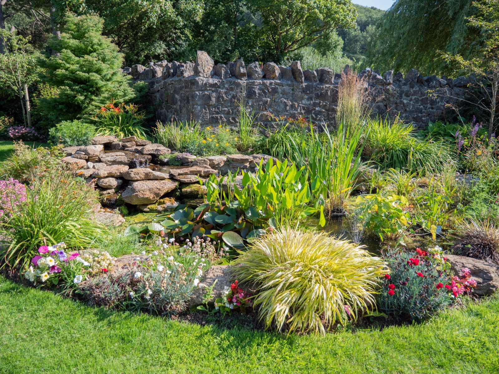 Natural stone water feature in Hutton, Weston-super-Mare