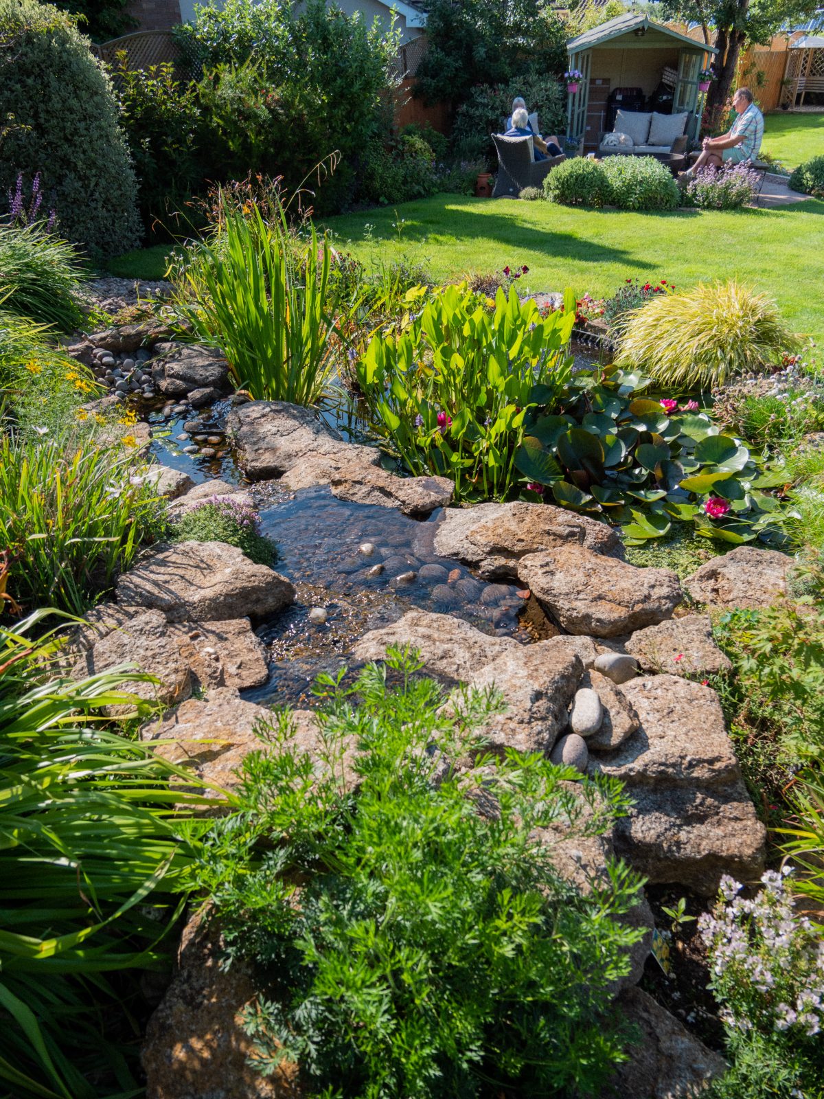 Natural water feature in Hutton, Weston-super-Mare