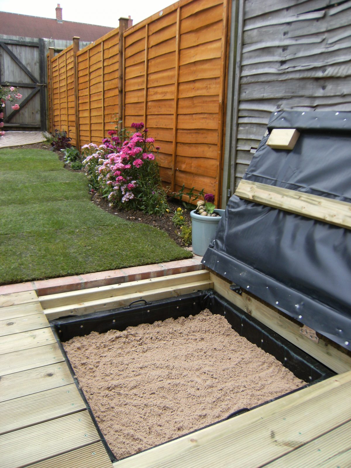 Sand Pit in Deck, in Wrington