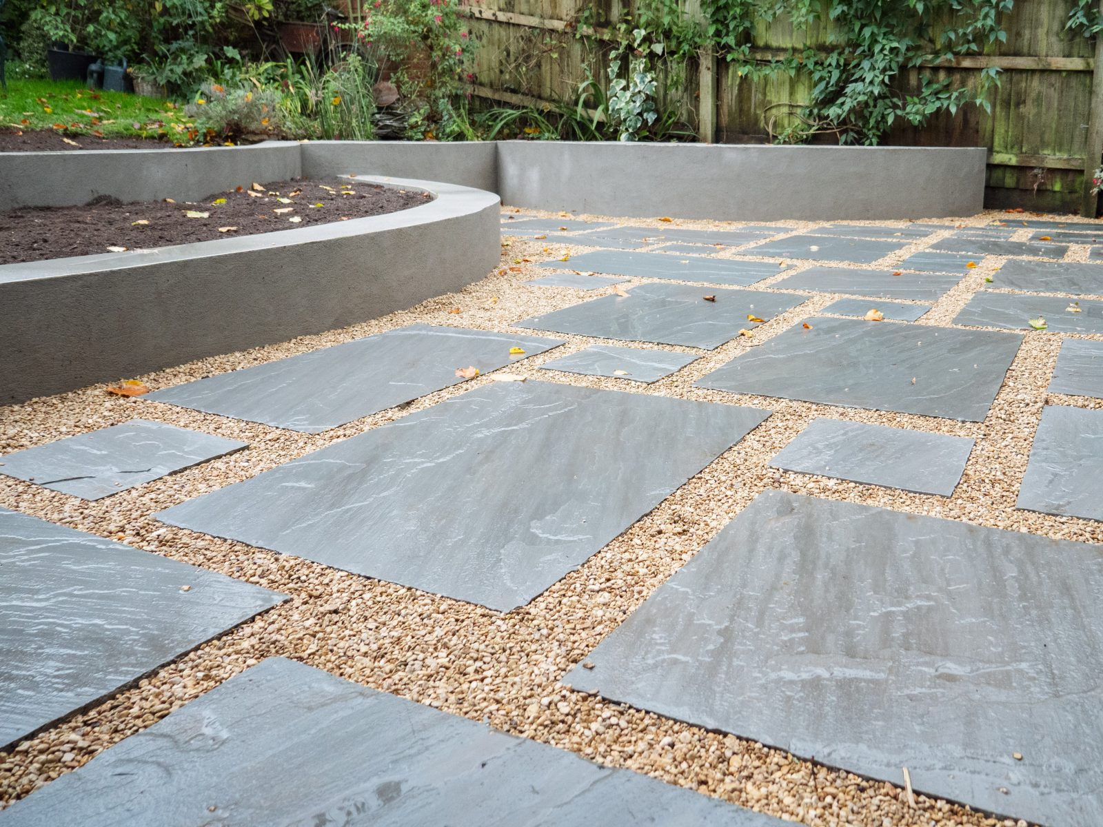 Stepping Stone Patio in Winscombe