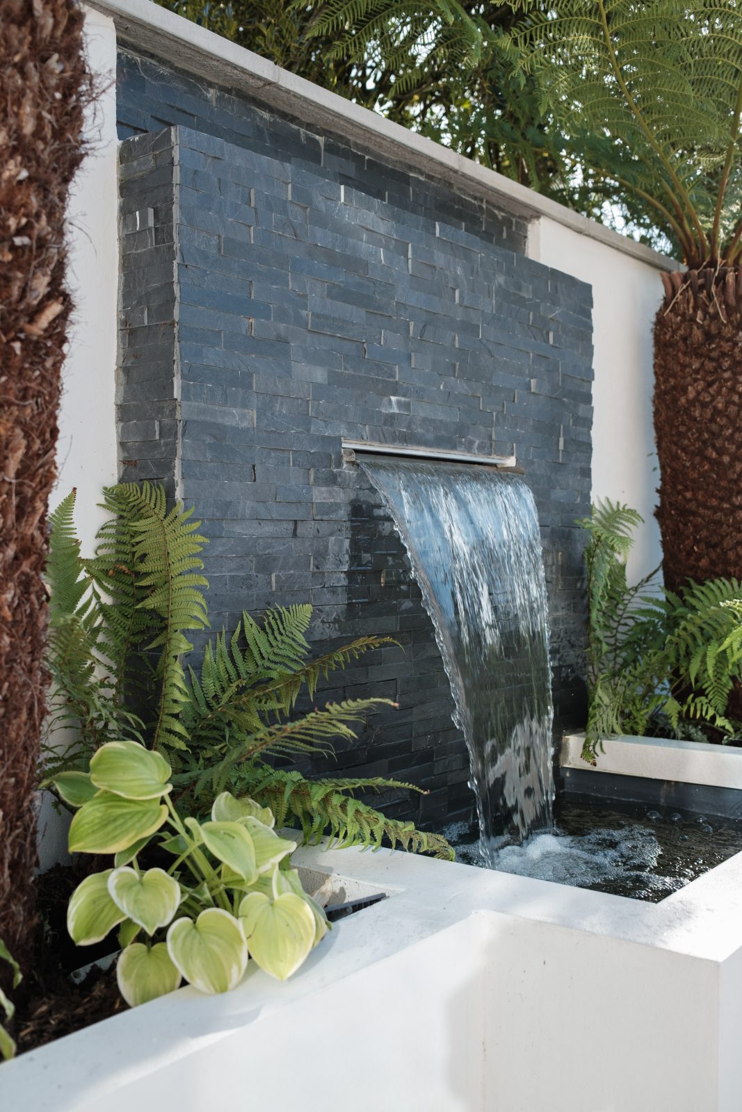 Slate water feature